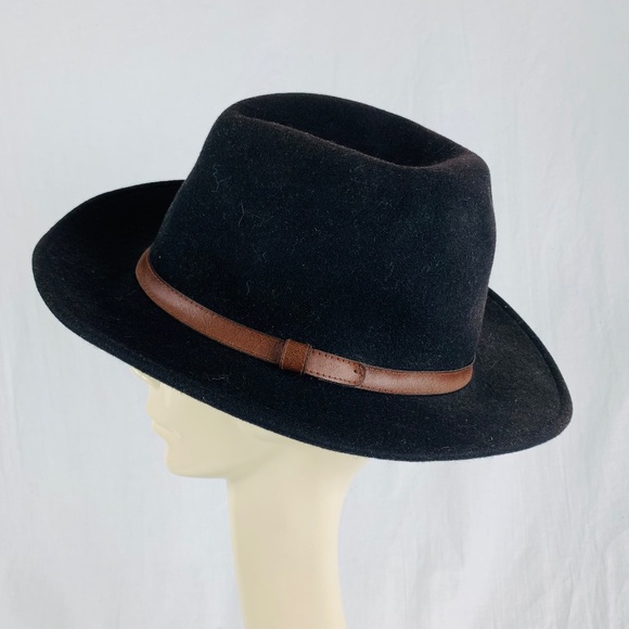 Sima Int USA Brown Fedora XL Wool Feather Felt Excellent Condition - Picture 5 of 12